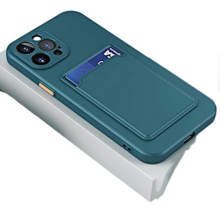 Kompatibel med iPhone 14 6,1 tums Fodral Korthållare Kameraskydd Fack Designad för iPhone 14 Fodral