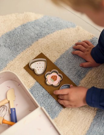 Filibabba Play Set - Little Baker, Wooden Toys - Cream - ONE SIZE