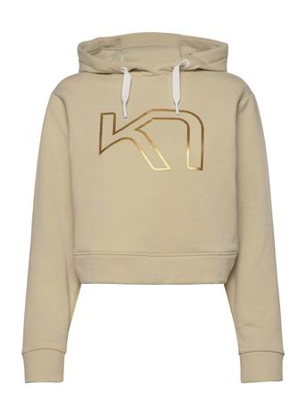 Vero Hood Hoodie Trøje Beige Kari Traa