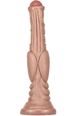 Monster Dildo Long Schwanz Hellbraun 30 cm
