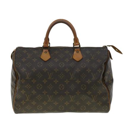 Louis Vuitton Vintage, Pre-owned Speedy 35 Monogram Handbag Bruin, Dames, Maat:ONE Size