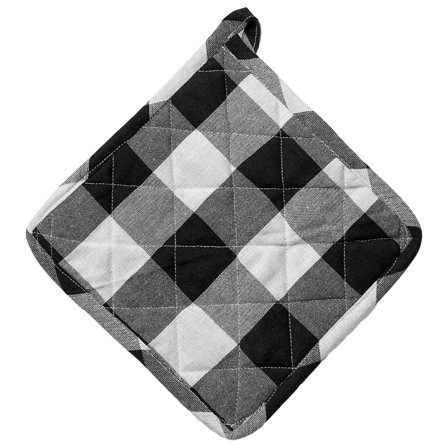 Midnatt Grytlapp, svartvit-rutig | Matlagning > Köksredskap > Grytlappar och Grytvantar | Bagaren och Kocken