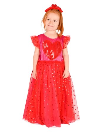 Den goda fen Dress Of Love Set - Red - 122/128