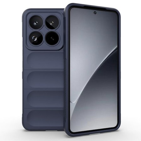 Blødt grebsformet Xiaomi 15 Pro cover - Mørkeblå