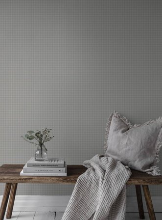 Duro Tapet, Lotta 224-01 Småmönstrat, L, Vit, Färg & tapeter