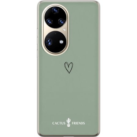 Yhteensopiva Puhelinkuori Huawei Huawei P50 Pro Cactus and Friends – SageLove