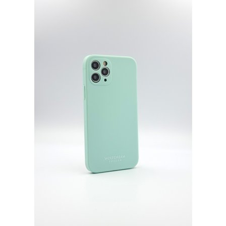 Aqua Grön TPU silikon skal med kamera skydd till Iphone 12PROMAX