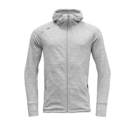 Devold Nibba Man Jacket W/Hood Men Mid layer tops Grey XL