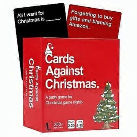 Cards Against Christmas spil - Trivia kortspil til julehygge derhjemme og sjov for hele familien