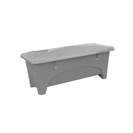 Redskapskasse 475 liter, grå, gassdemper