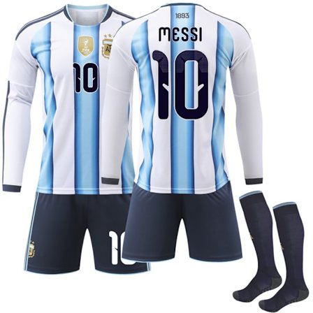 2026 VM Argentina Landslagsdrakt Langermet Nr. 10 Messi