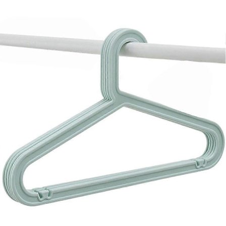 10 kpl:n pakkaus Standard PP -henkari, kevyt paitahenkari jokapäiväiseen käyttöön