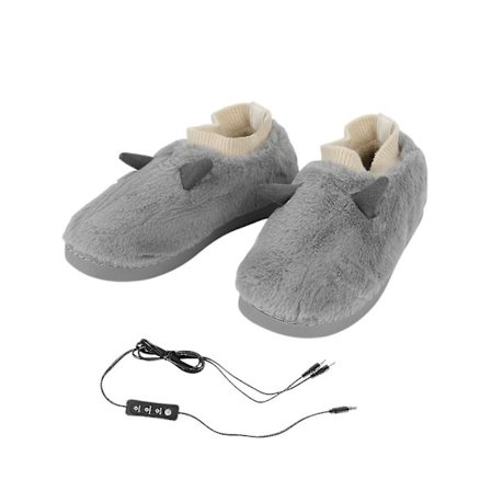 USB Elektriske Opvarmede Hjemmesko Justerbar Temperatur Fodvarmere Vintervarme