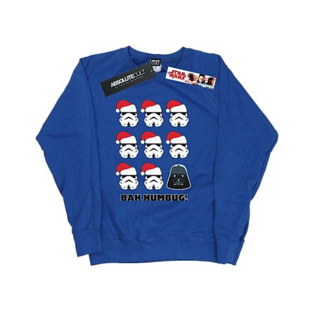 Star Wars Dam/Damer Jul Humbug Sweatshirt S Royal Blu