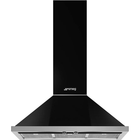 Smeg KPF9BL Portofino köksfläkt 90 cm, svart | Vitvaror > Köksfläkt | Bagaren och Kocken