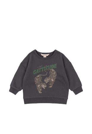 Konges Sløjd LOU SWEAT SHIRT OCS Hoodies & sweatshirts Unisex Grå 3Y