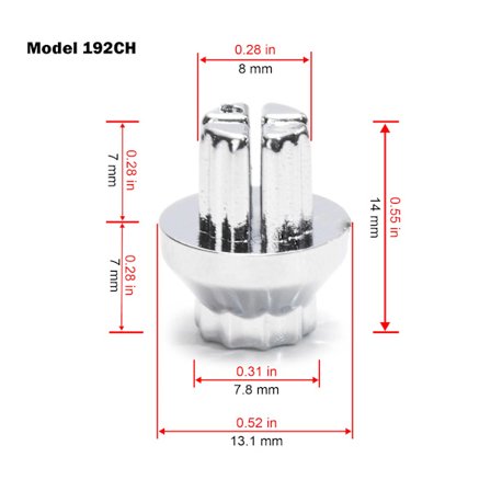 100 stk. universelle hjulnitter møtrikker flere stilarter til fælgdæksel læbe skrue bolt dæk dekorative bil udskiftning biltilbehør