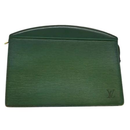Louis Vuitton Vintage Pre-owned Leather louis-vuitton-Väska grön, Dam Vintage Väskor, Dam, Storlek: ONE SIZE