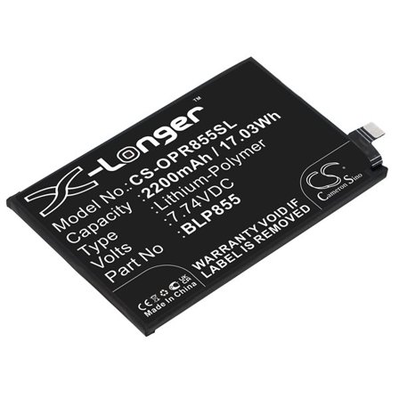 Batteri til SmartPhone, Mobil til OPPO Reno6 Pro 5G, PEPM00