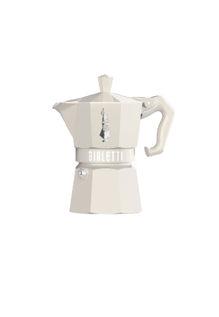 Bialetti Kokare 3 kopp MOKA Exclusive Köksredskap Beige 130ml 16x9,5x13cm