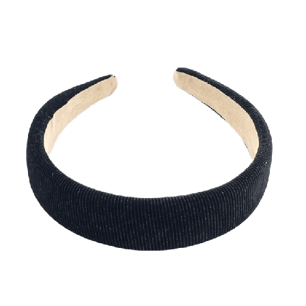 Complement Diadem Med Diskret Glitter 3 Cm Hårband Dam Svart