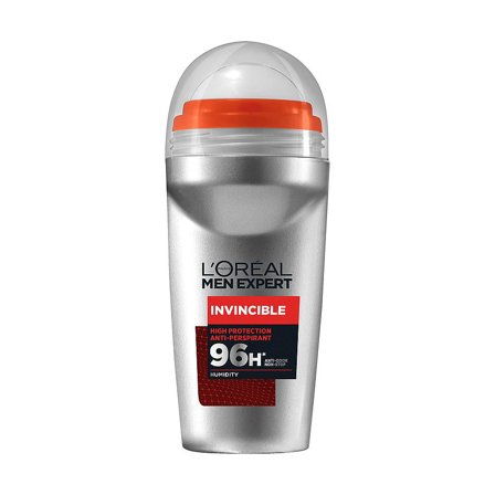 L'Oréal Paris Men Expert Invincible Anti-Perspirant 96H Roll-On Deodorant 50 ml, Parfumer & Dufte, Deodorant, Til Ham