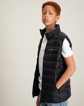 Sail Racing JR SPRAY DOWN VEST Sort Veste Dreng - Kids Brand Store