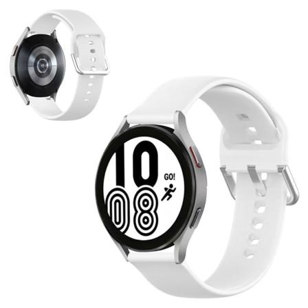 Enkel silikone-urrem til Samsung Galaxy Watch 4 - Hvid White