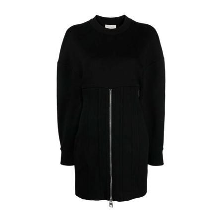 Alexander McQueen Short Kjole Sort, Dame
