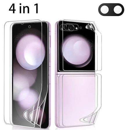 Samsung Galaxy Z Flip 5 Skyddspaket - Skärm + Kamera + Baksida