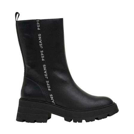 Pepe Jeans, Soda Bass Boots Czarny, Kobieta, Rozmiar: 40 EU
