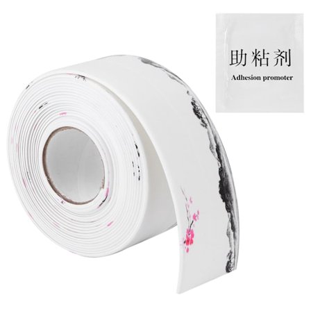 Tætningssøm Vandtæt Selvklæbende Klistermærke PVC Akryl Tætningssøm til Badeværelse Køkken