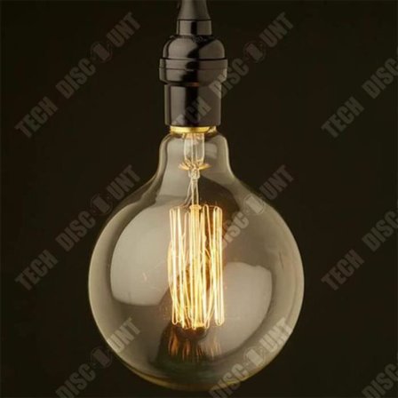 Ampoule - TD - G125-B22 - Vintage Edison - Varme hvid - 30000 timer - E27