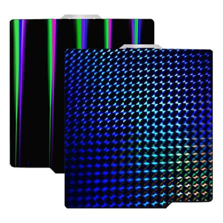 H1h-rakennuslevy A1/x1c/x1/p1p/p1s 3D-tulostimelle, 257x257mm kaksisuuntainen jousilevy (valonsäde + ph