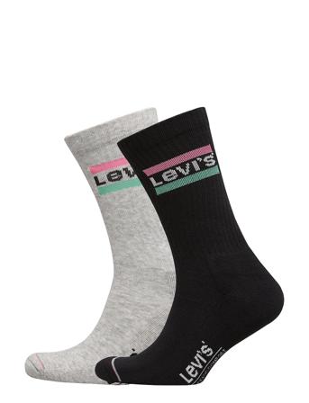 Levis Regular Cut Sprtwr Logo 2P Underwear Socks Regular Socks Multi/mønstret Levi ́s