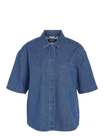 Nmelsa S/S Loose Shirt Vi497Mb Blue NOISY MAY