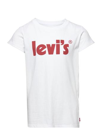 Lvg S/S Basic Tee-Shirt W/ Poster T-shirt Hvid Levi's