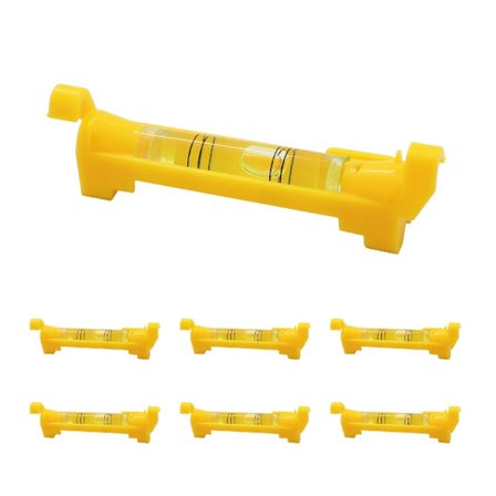 Mini lommelygte Høj præcision snor vaterpas med støbte kroge snor linje niveau, flise tagrende til murværk VVS gul