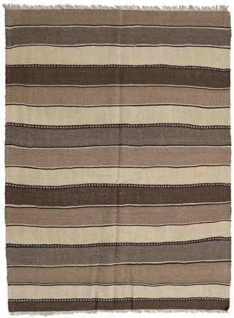 Kilim Rug 149X198 Orange/Brown Wool, Persia