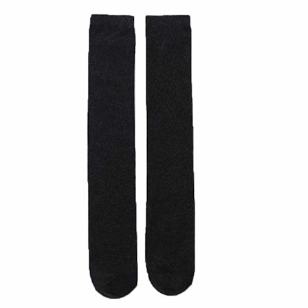 Kompression knæstrømper til piger 50 cm lange, bløde, åndbare, holdbare med broderet krone til alderen 5 til 15 år