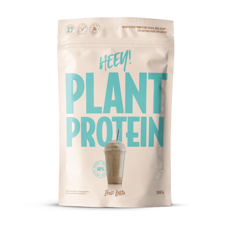 Heey! Vegansk Proteinpulver, Iced Latte, 500 g