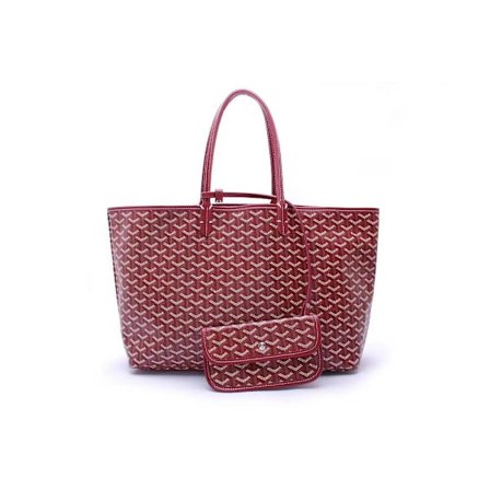 Hundtandsmönstrad väska stor kapacitet plånbok mammaväska röd present dam vit stor grön stor