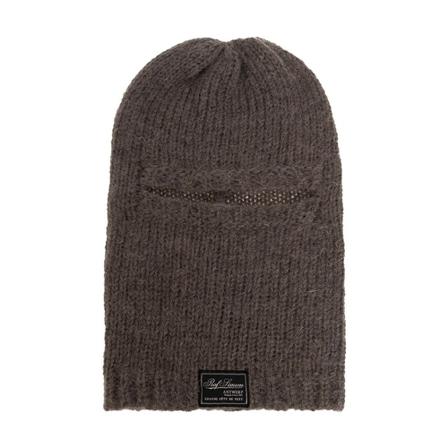 Raf Simons, Balaclava with logo Bruin, unisex, Maat:ONE Size