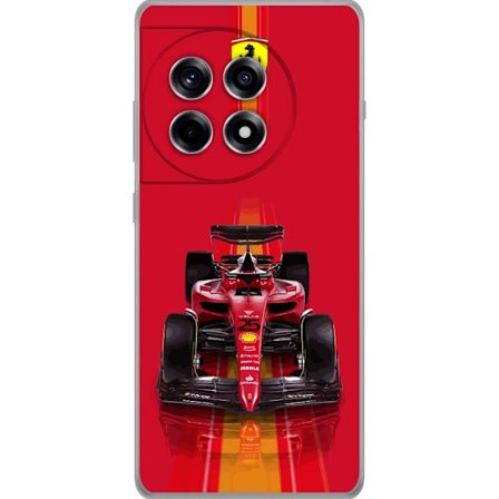 Yhteensopiva Puhelinkuori OnePlus OnePlus 12R Ferrari Formula 1 -auto ikonisessa punaisessa muotoilussa urheilullisella tarkkuudella