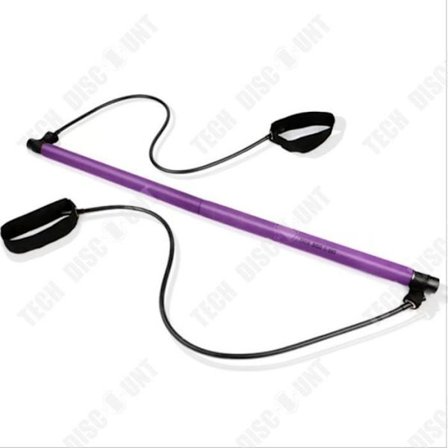 Fitnessstang - TD - Pilatesstang - Violet - 91x85 cm - Multifunktionel