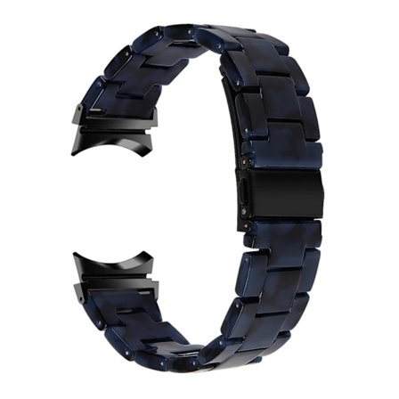 Samsung Galaxy Watch 5 / 5 Pro klockarmband i resinstil - Mörkblå
