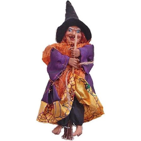 Hengende Heks Flygende Hekser På Kosteskaft Hengende