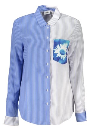 Desigual Camicia Maniche Lunghe Donna Azzurro