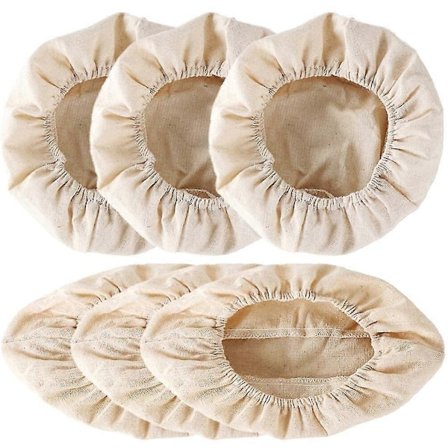 6 stk. Brød Banneton Hævekurv Indlæg Klæde Betræk Bagning Dej Hævning Surdejskurv Klæde Indlæg - God - Perfekt