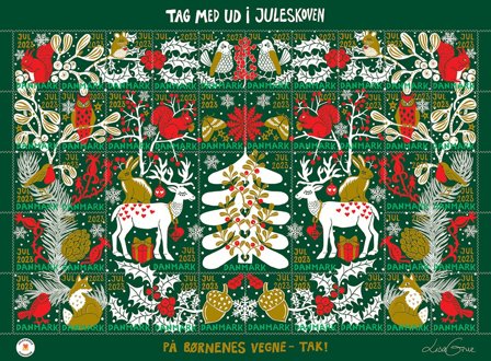Danmark - Julemærkeark 2023 - Selvklæbende juleark